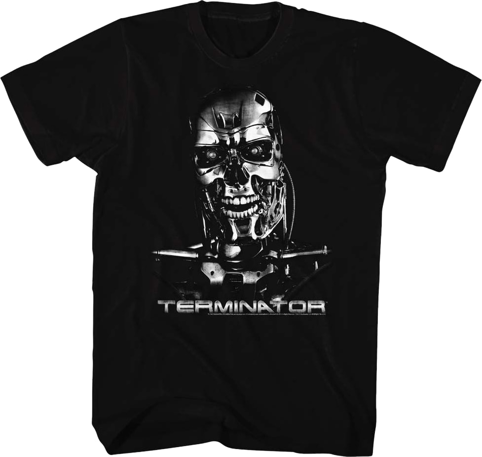 Chrome Endoskeleton Terminator T-Shirt