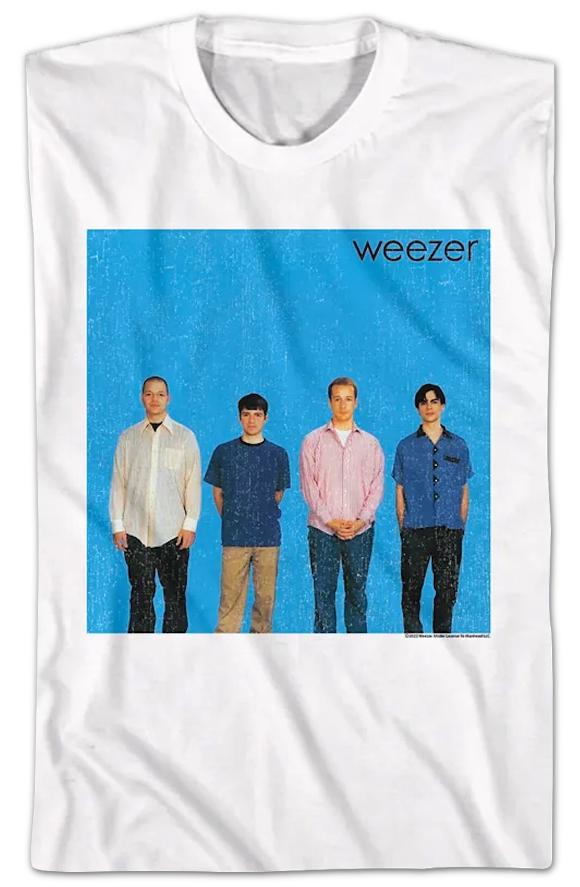 Blue Album Weezer T-Shirt Blue Album Weezer T-Shirt