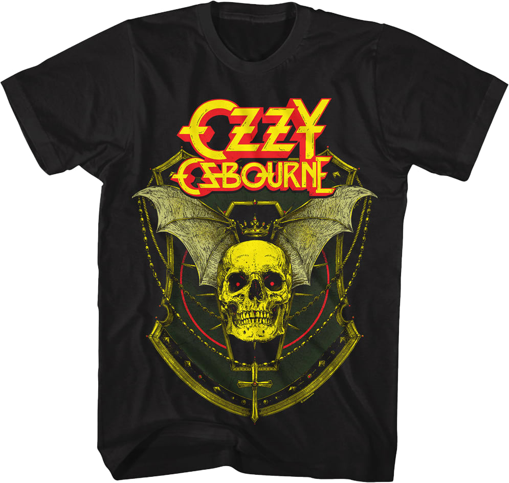 Crowned Skull Ozzy Osbourne T-Shirt