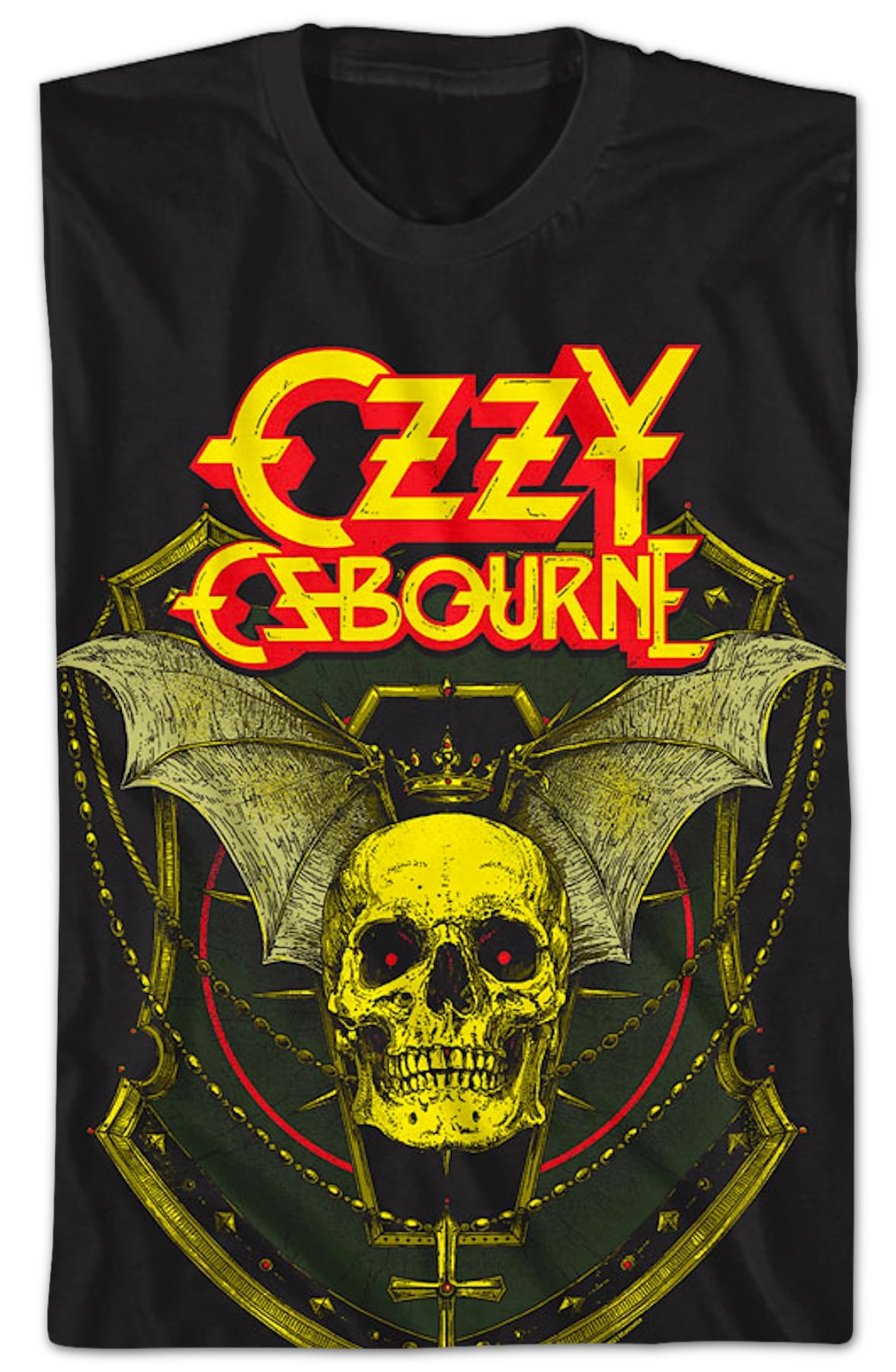 Crowned Skull Ozzy Osbourne T-Shirt