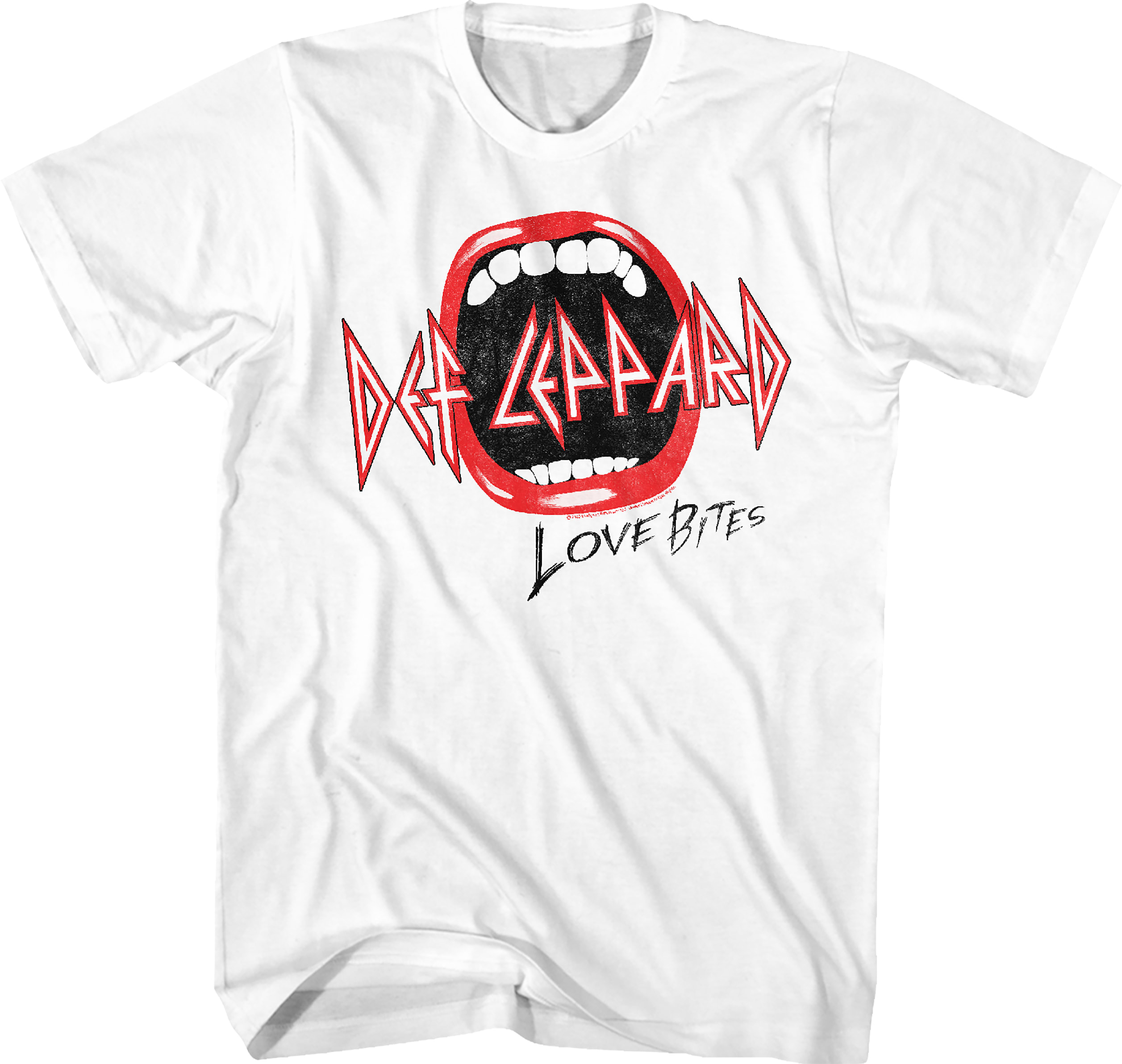 Distressed Love Bites Def Leppard T-Shirt