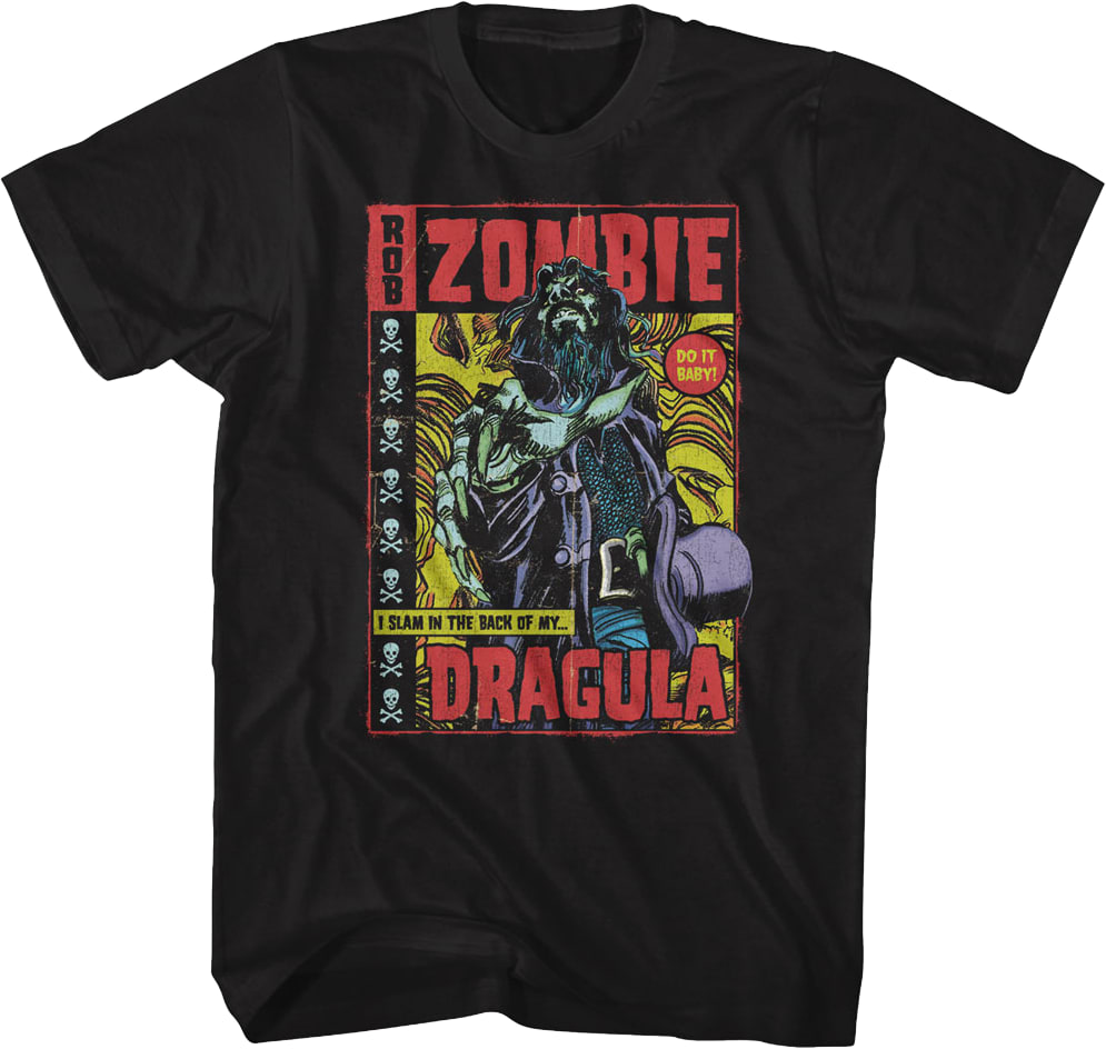 Dragula Comic Book Rob Zombie T-Shirt