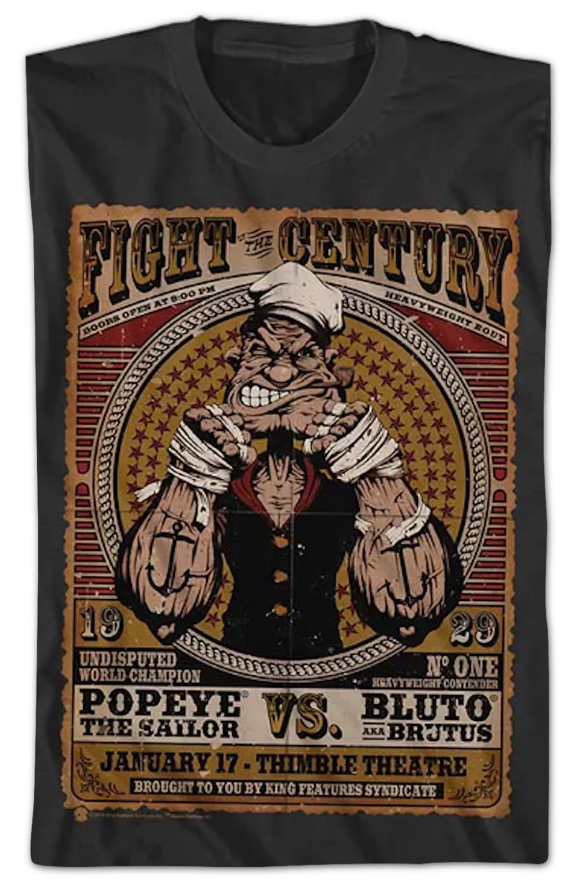 Fight Of The Century Popeye T-Shirt