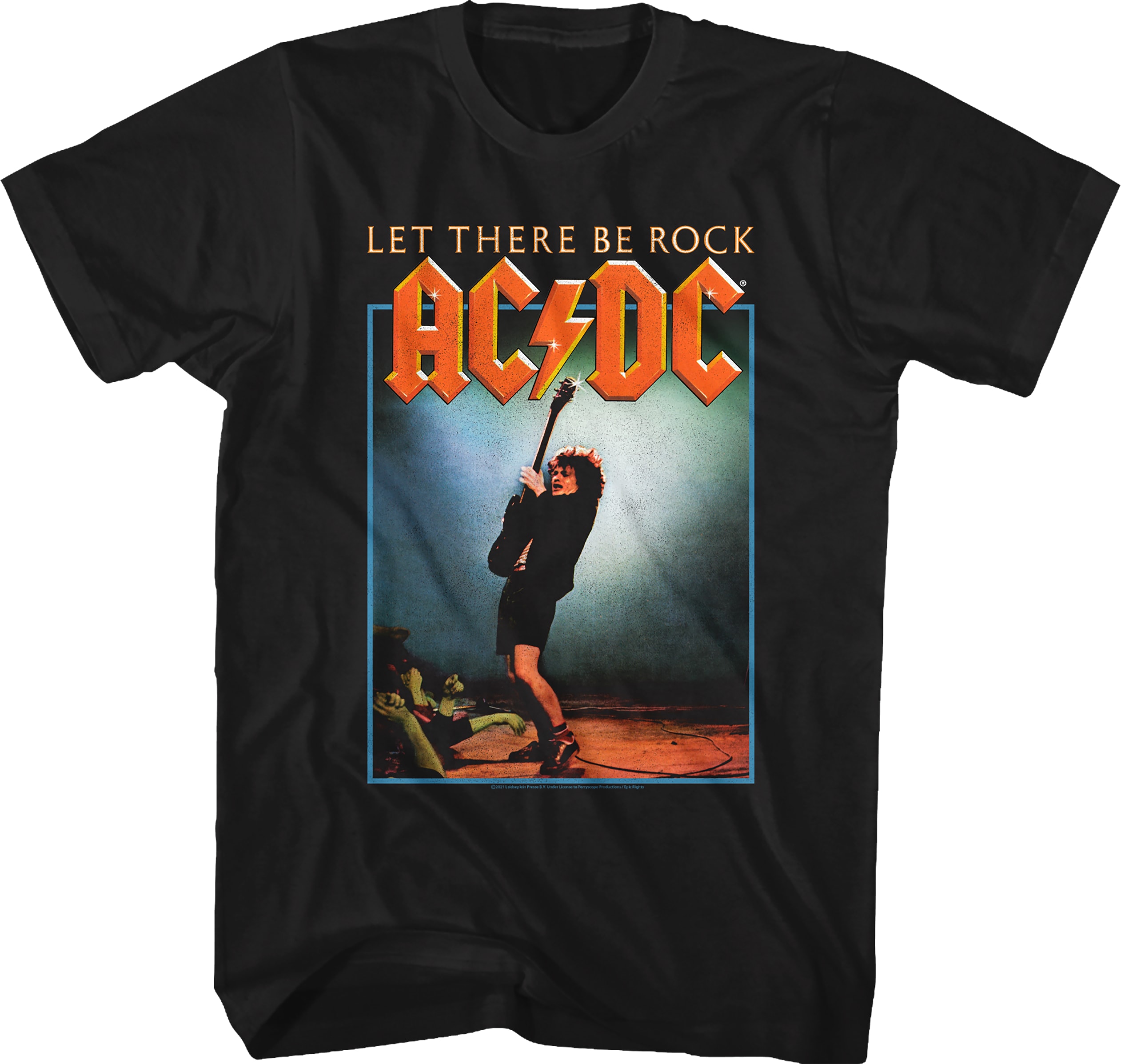 Let There Be Rock Album Cover ACDC Shirt