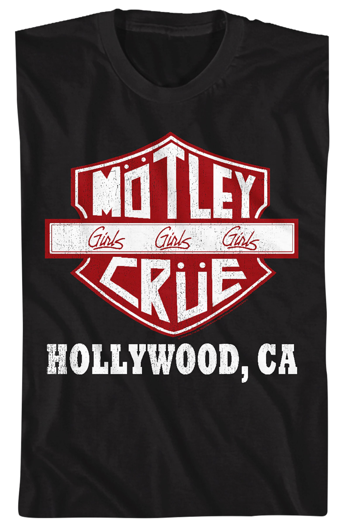 Motorcycle Logo Motley Crue T-Shirt