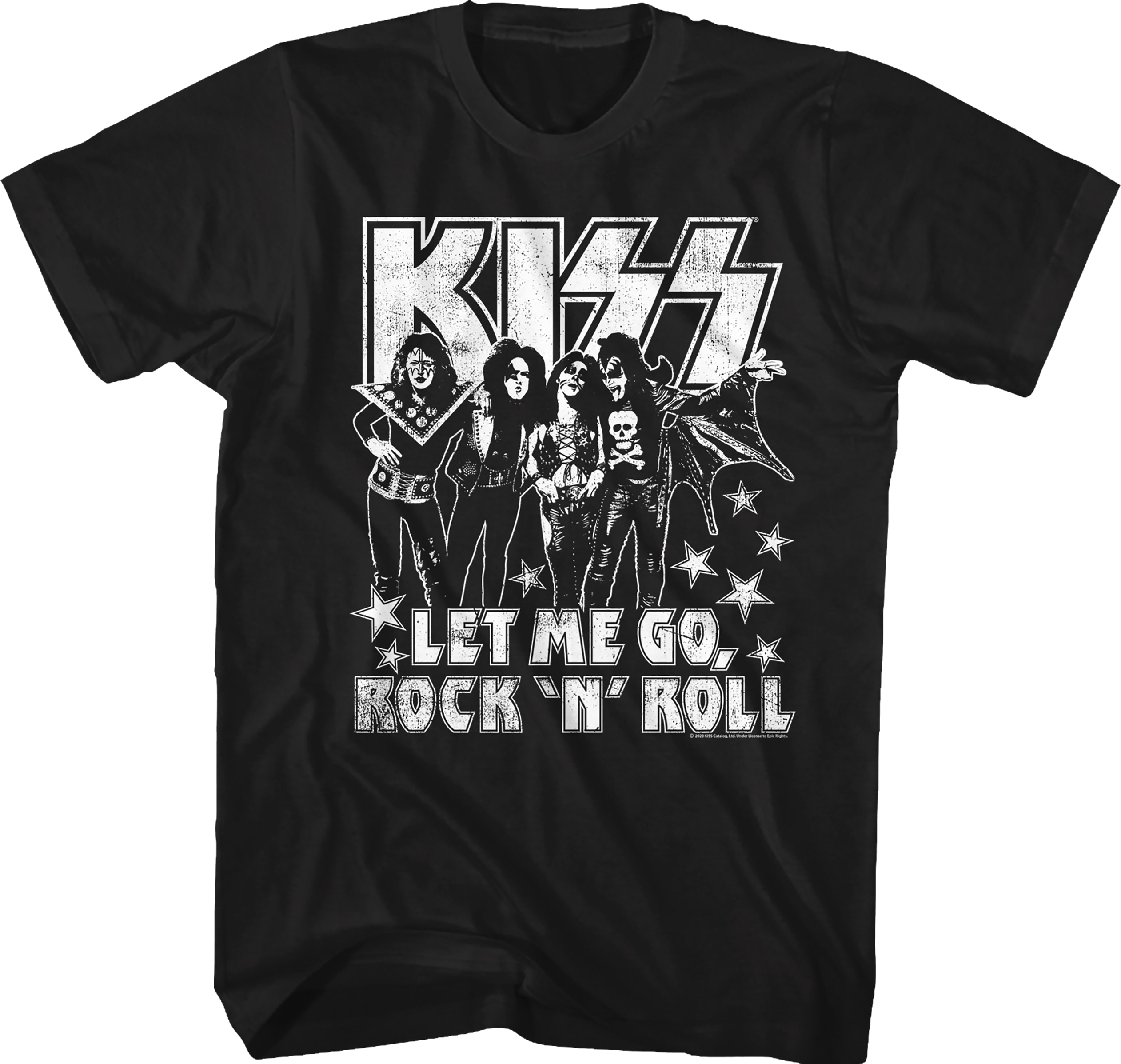Let Me Go Rock 'N' Roll Kiss T-Shirt