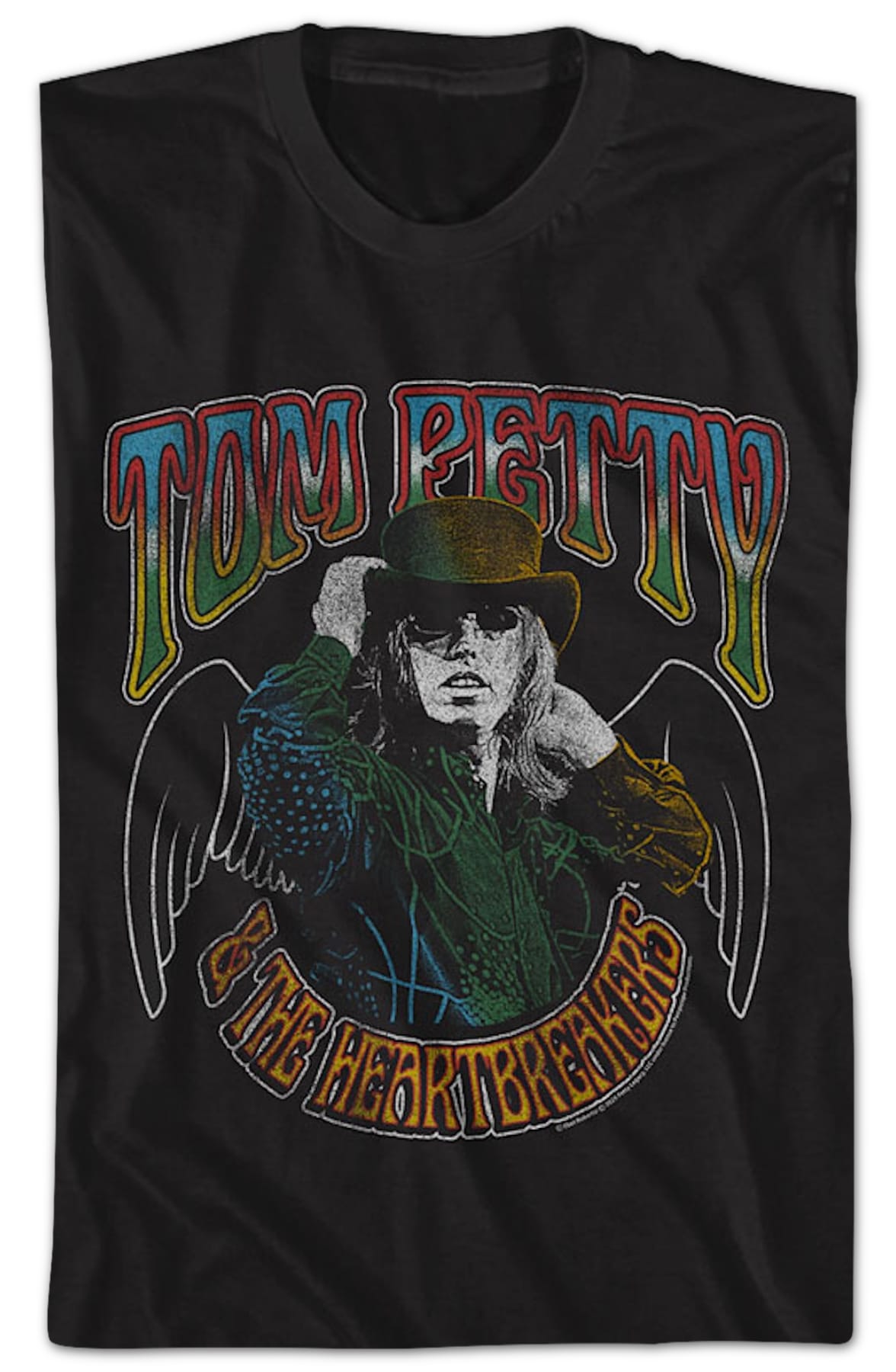 Pose With Wings Tom Petty & The Heartbreakers T-Shirt Pose With Wings Tom Petty & The Heartbreakers T-Shirt
