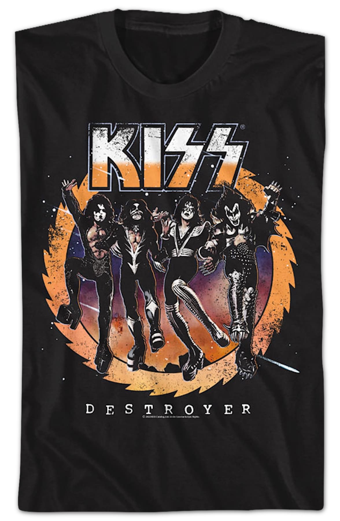 Retro Destroyer KISS T-Shirt Retro Destroyer KISS T-Shirt
