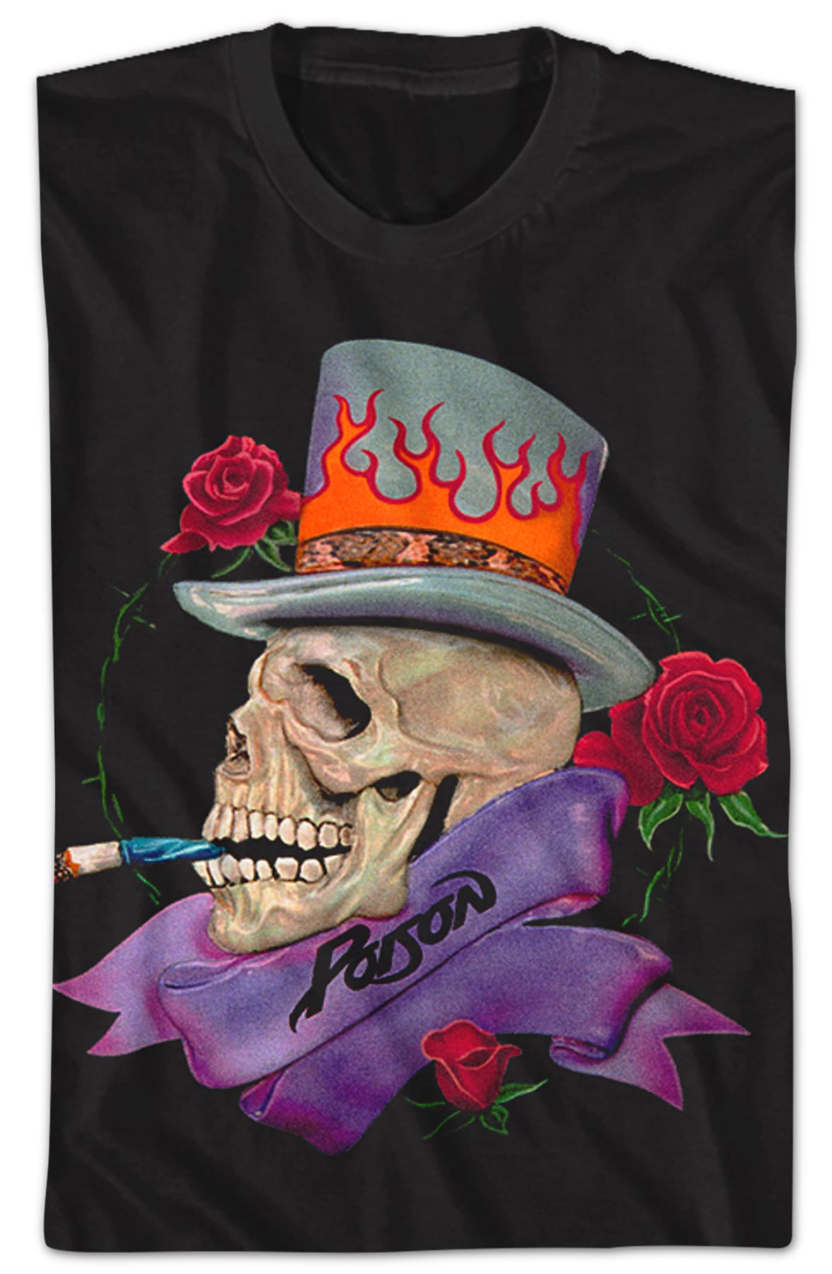 Smoking Skull Poison T-Shirt Smoking Skull Poison T-Shirt