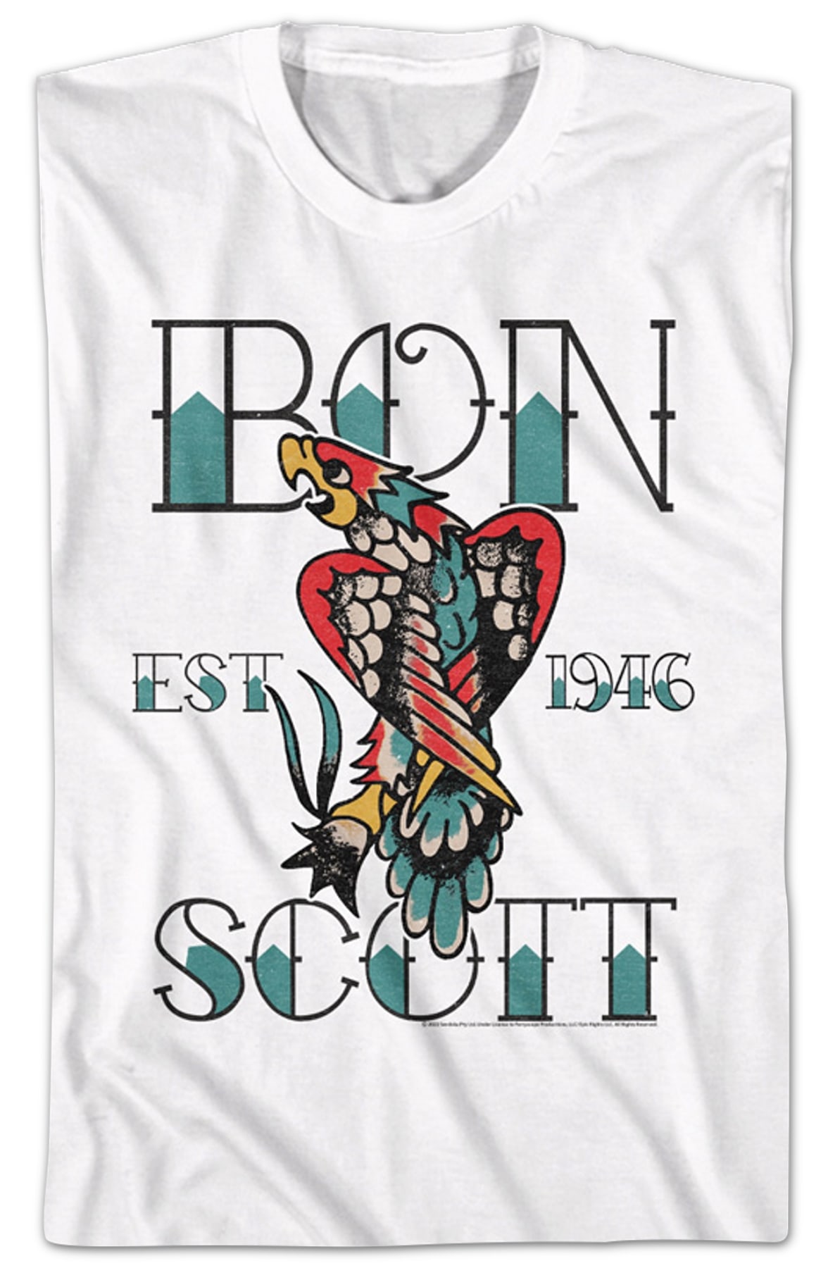 Tattoo Bon Scott T-Shirt Tattoo Bon Scott T-Shirt