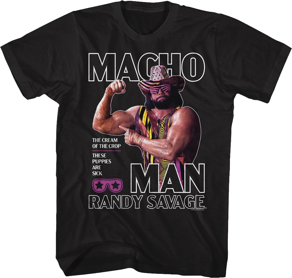 The Cream Of The Crop Flex Macho Man Randy Savage T-Shirt