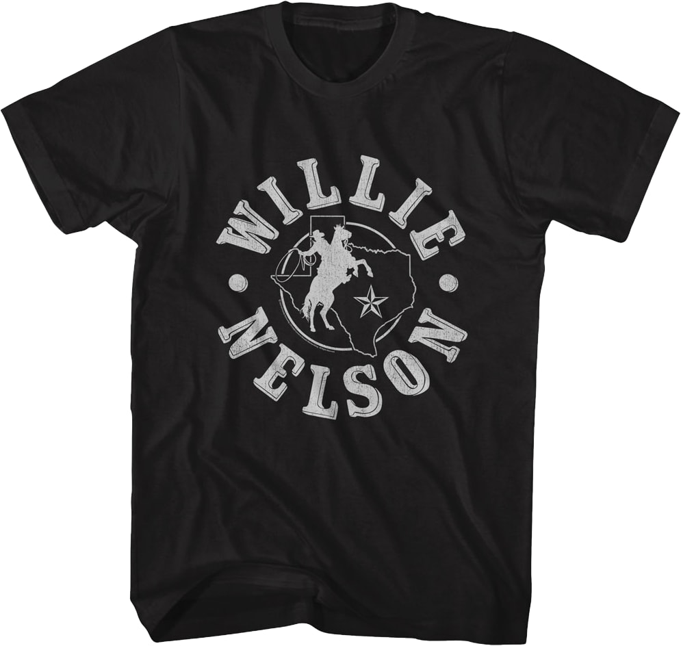 Texas Cowboy Willie Nelson T-Shirt