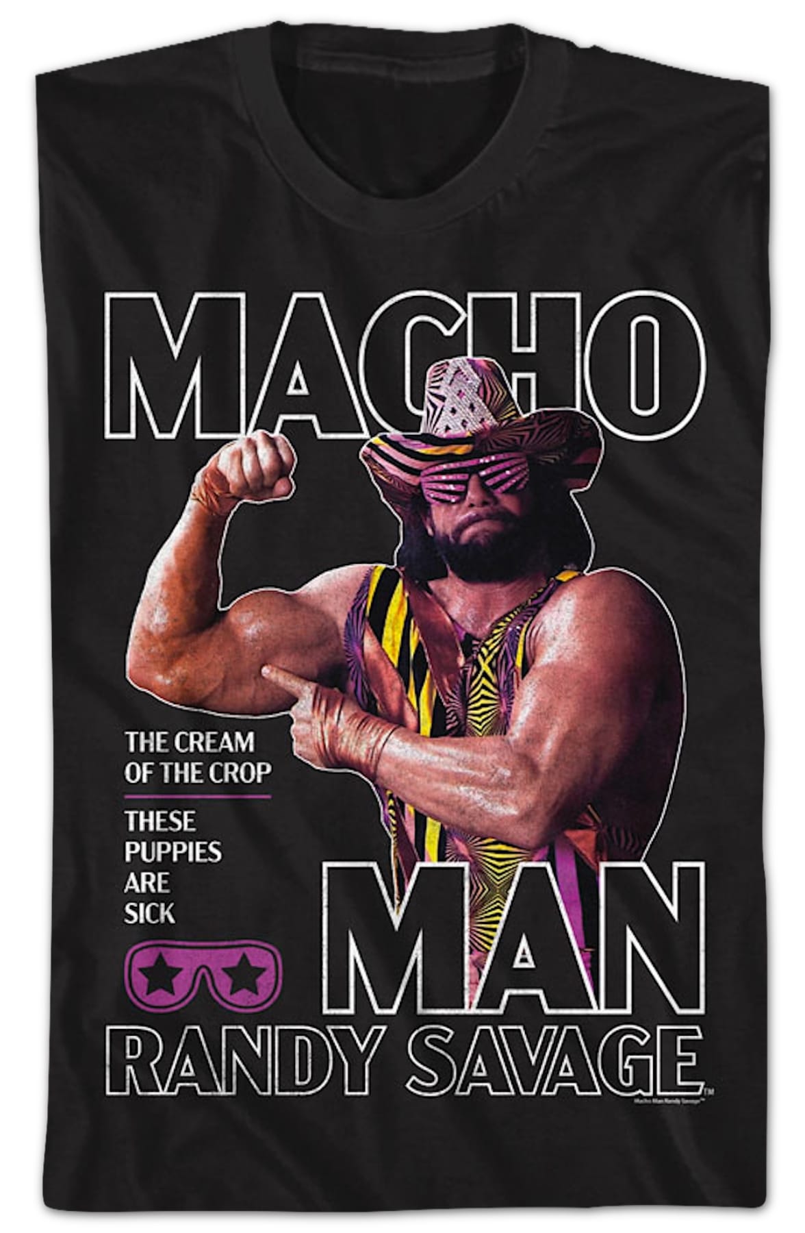 The Cream Of The Crop Flex Macho Man Randy Savage T-Shirt The Cream Of The Crop Flex Macho Man Randy Savage T-Shirt