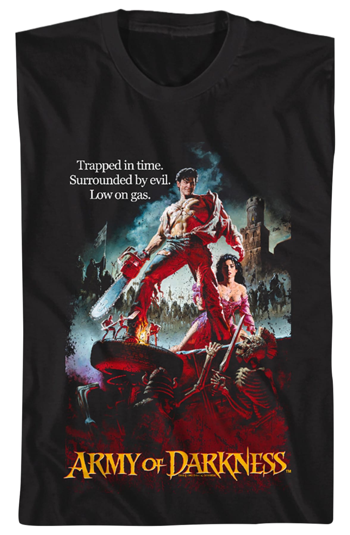 Theatrical Poster Army of Darkness T-Shirt Theatrical Poster Army of Darkness T-Shirt