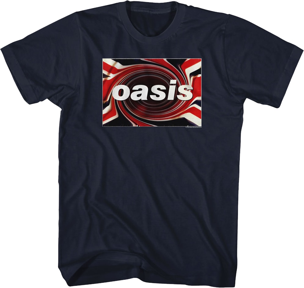 Union Jack Logo Oasis T-Shirt