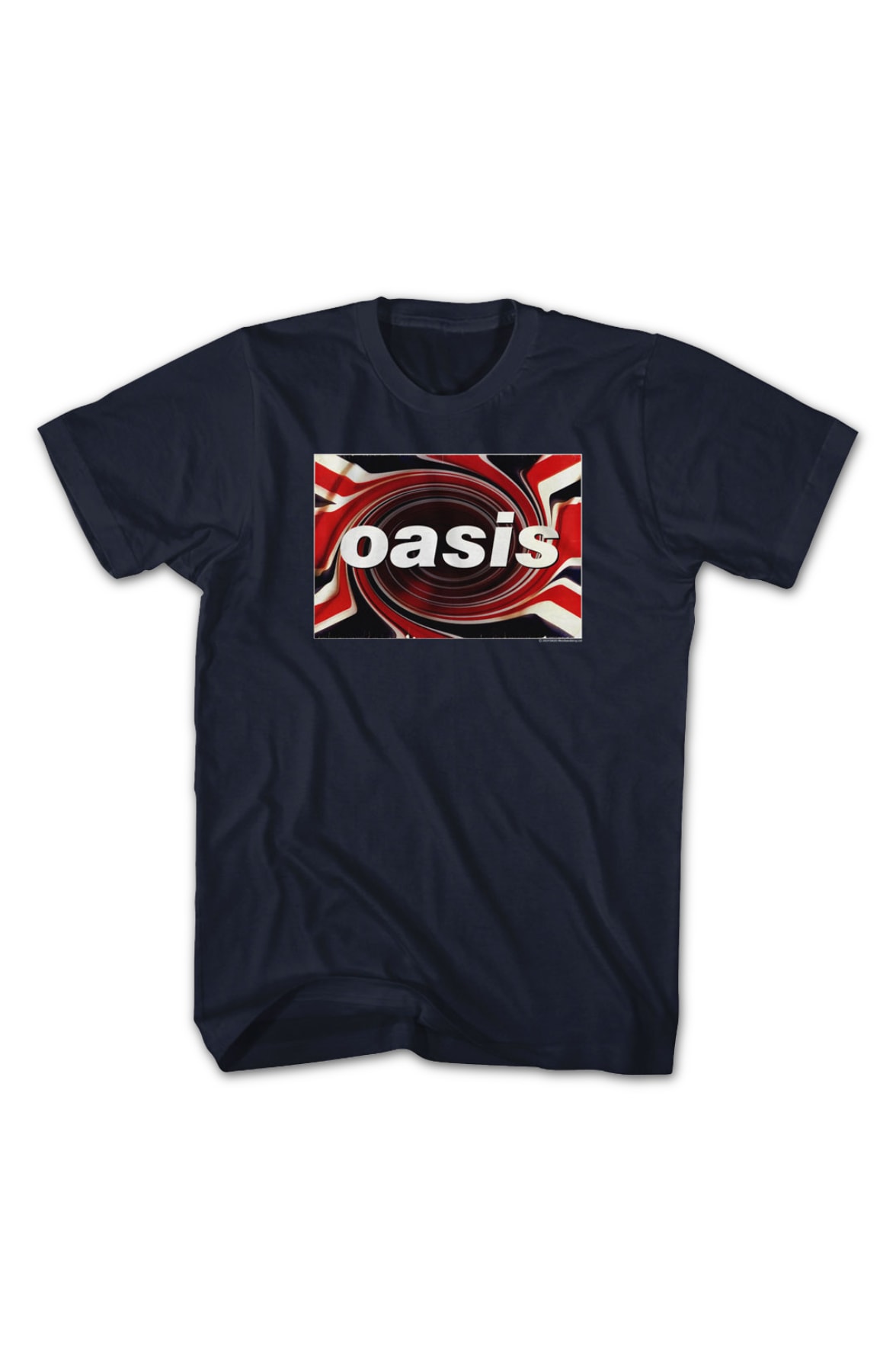 Union Jack Logo Oasis T-Shirt
