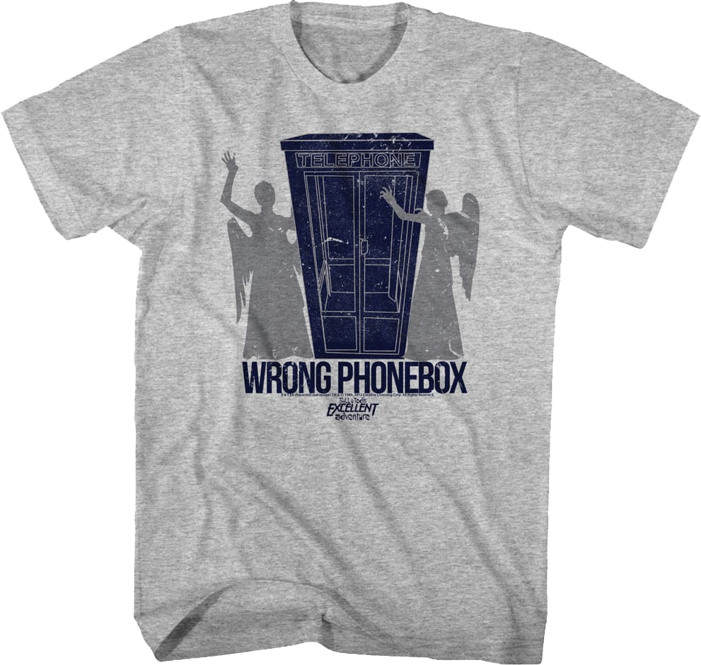 Wrong Phonebox Bill & Ted's Excellent Adventure T-Shirt