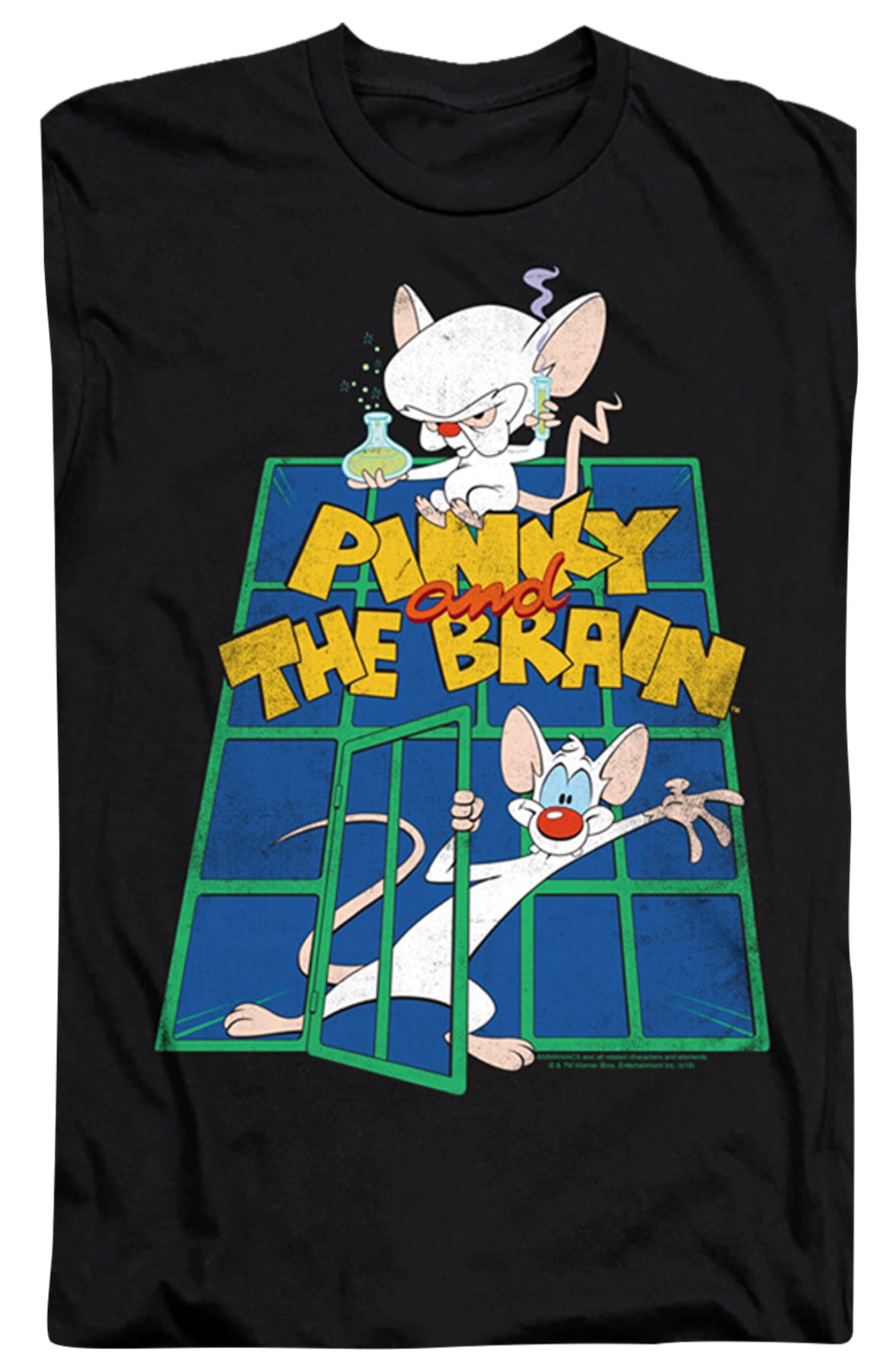 Pinky And The Brain Out Of The Cage Animaniacs T-Shirt Pinky And The Brain Out Of The Cage Animaniacs T-Shirt