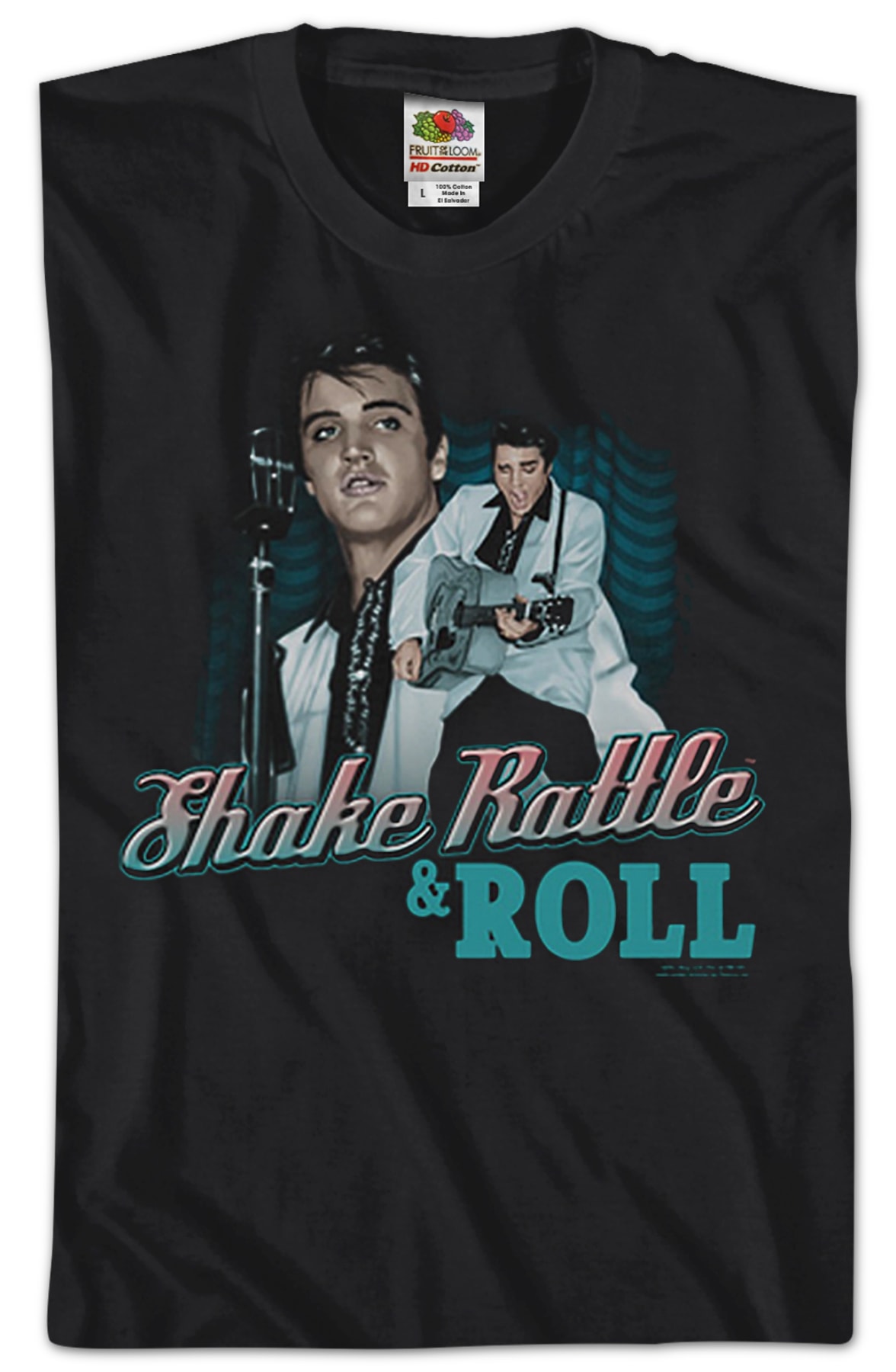 Shake Rattle and Roll Elvis Presley T-Shirt Shake Rattle and Roll Elvis Presley T-Shirt