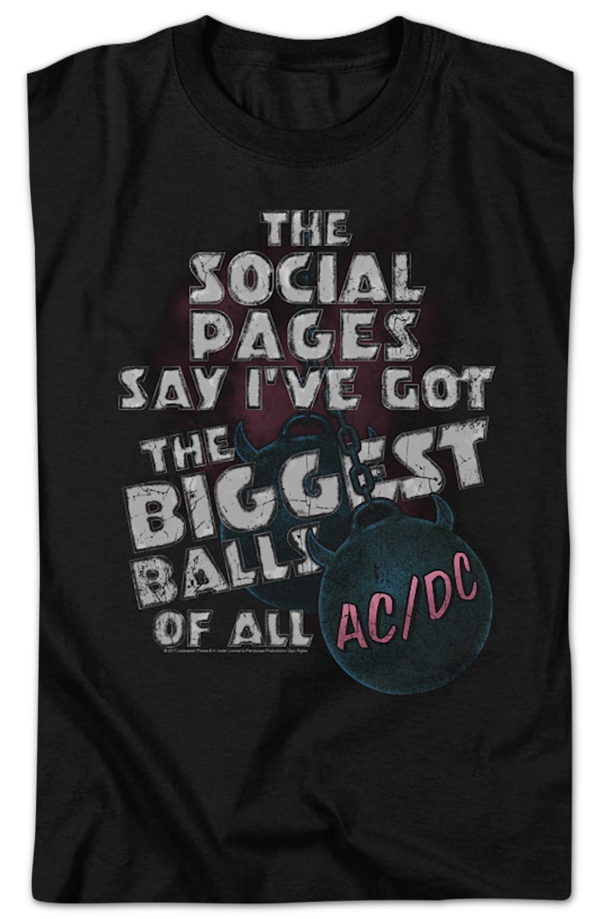 The Biggest Balls Of All ACDC T-Shirt
