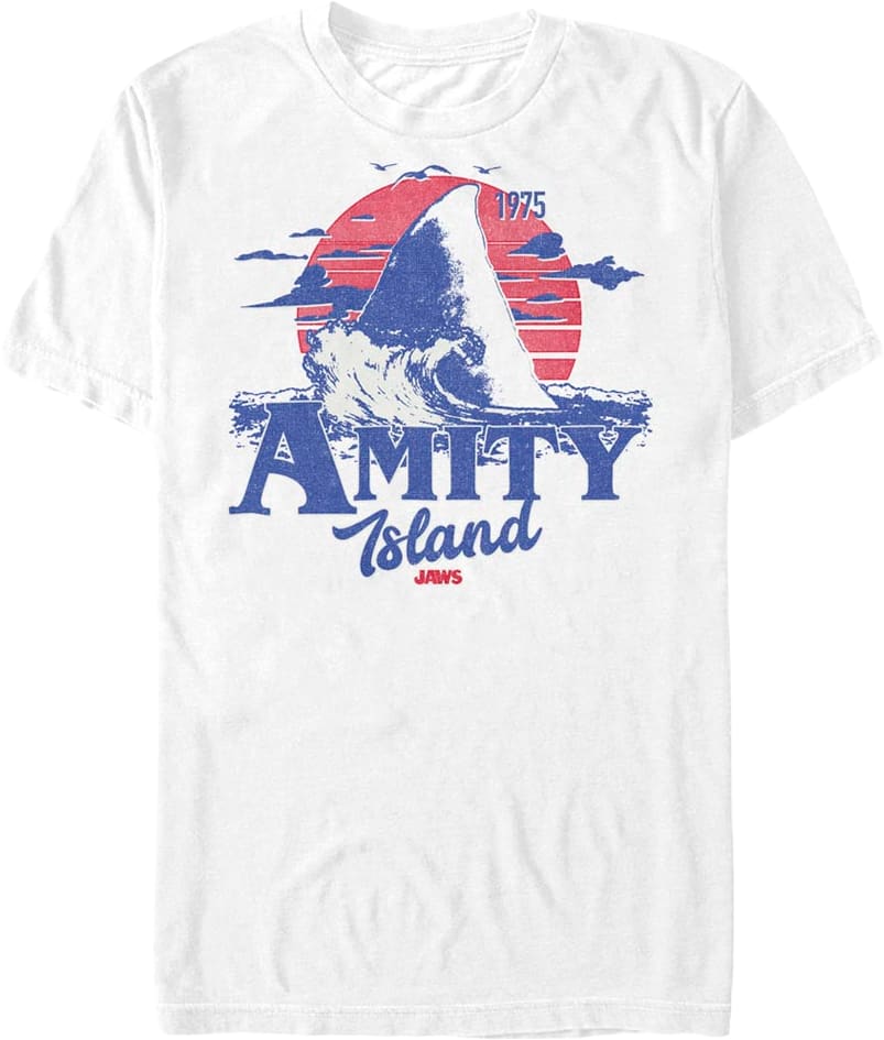 Amity Island Shark Fin Jaws T-Shirt