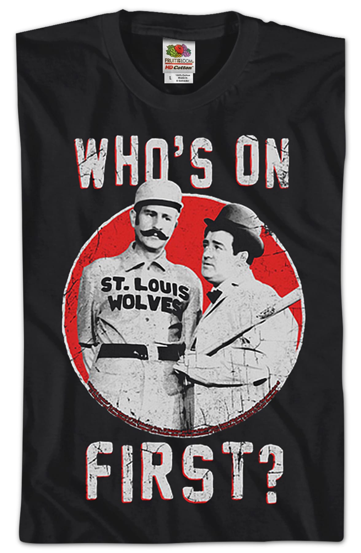 Who's On First Abbott And Costello T-Shirt