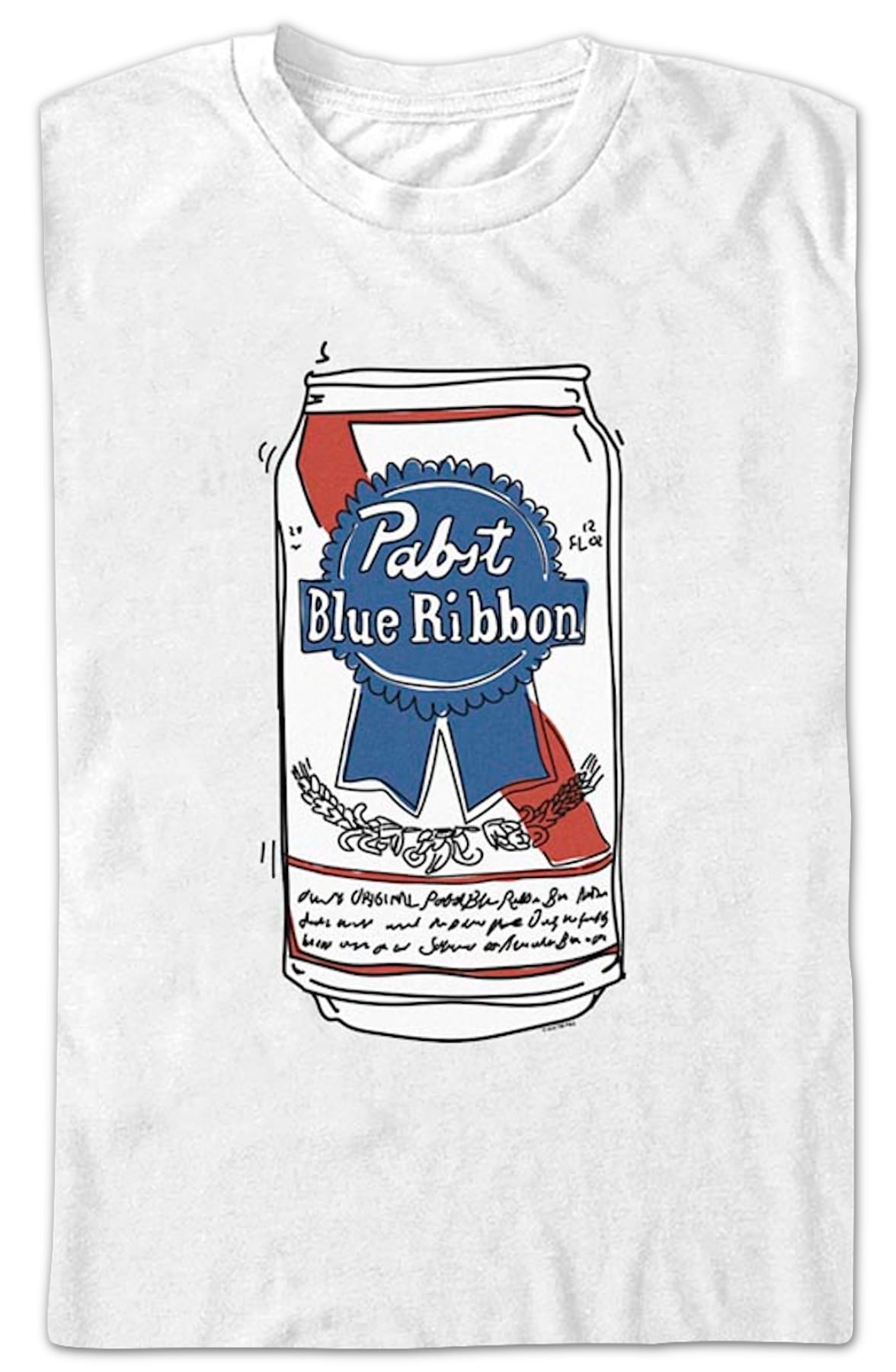 Beer Can Pabst Blue Ribbon T-Shirt