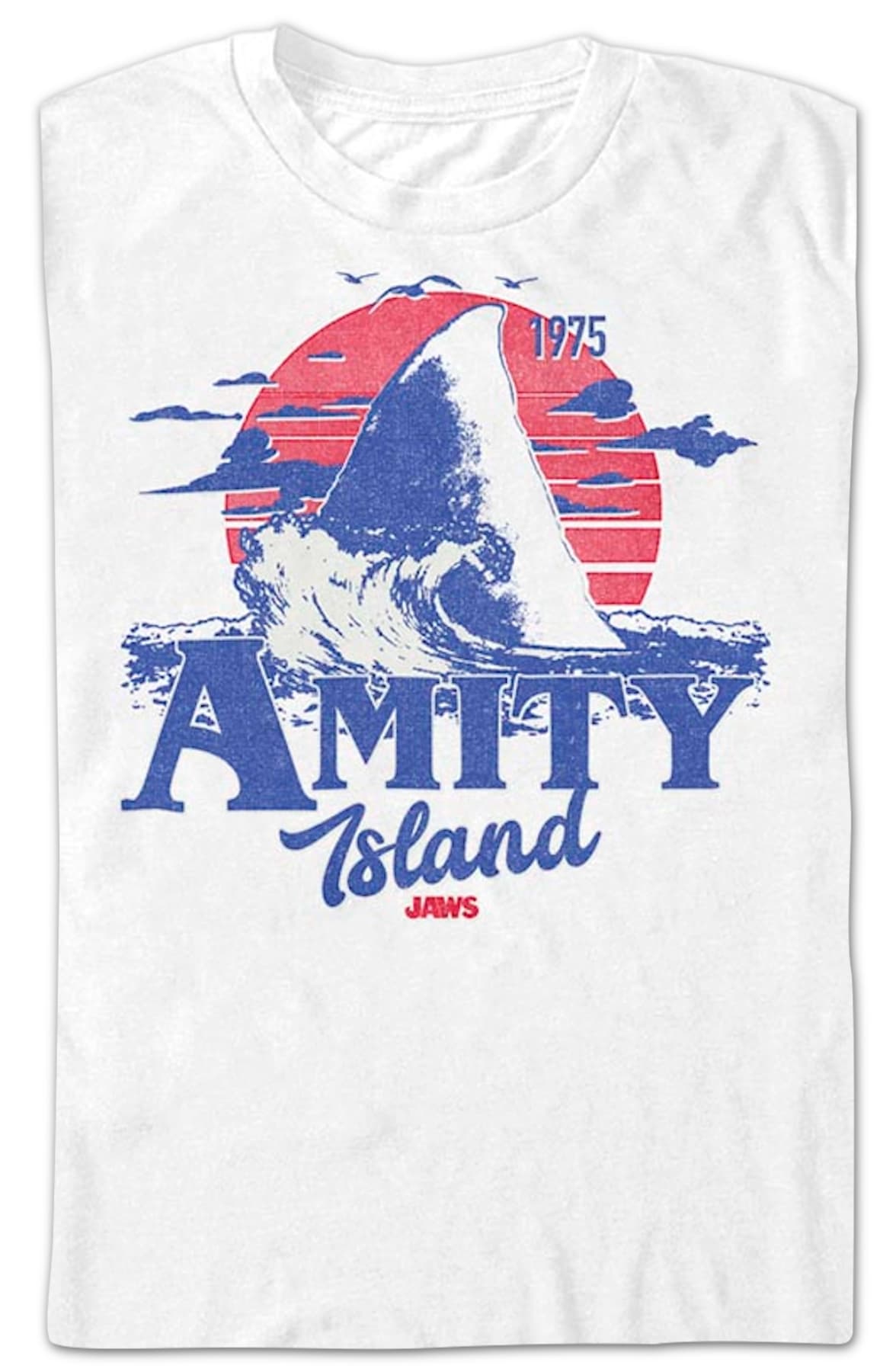 Amity Island Shark Fin Jaws T-Shirt
