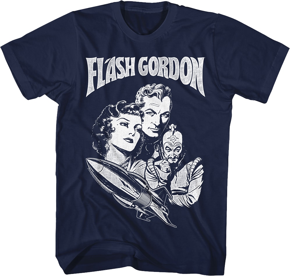 Characters Rocket Flash Gordon T-Shirt