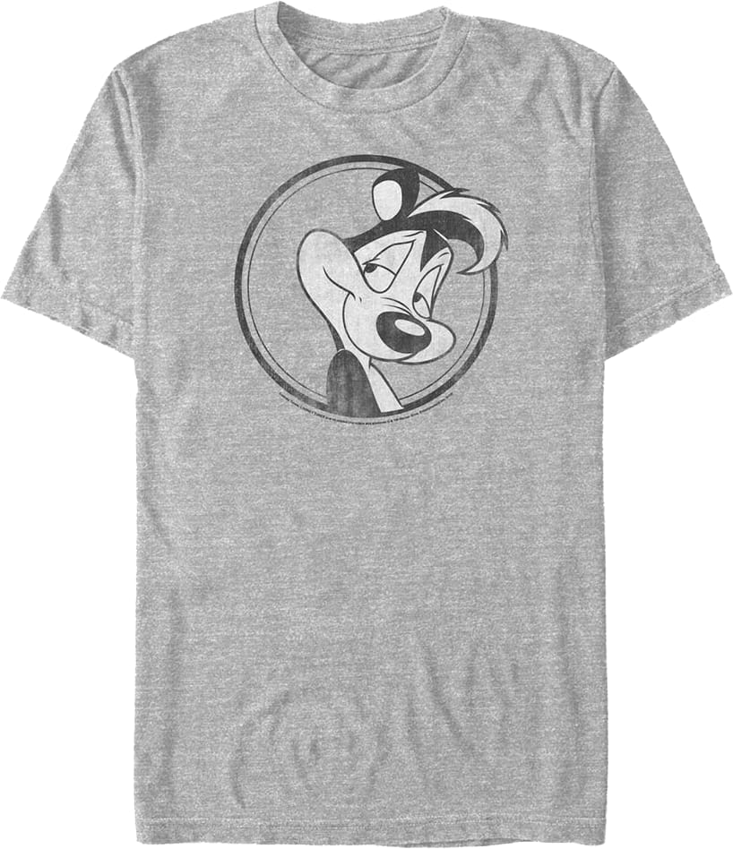 Pepe Le Pew Circle Looney Tunes T-Shirt