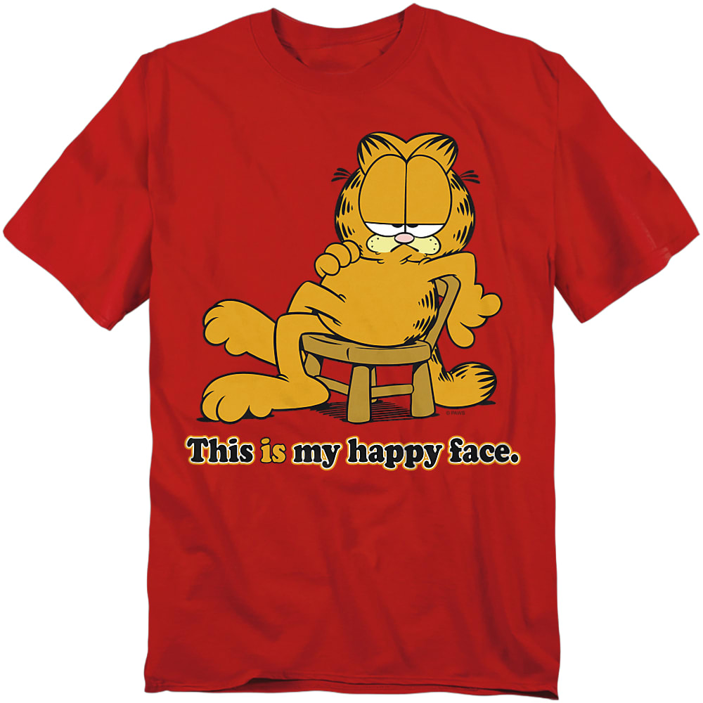 Happy Face Garfield T-Shirt