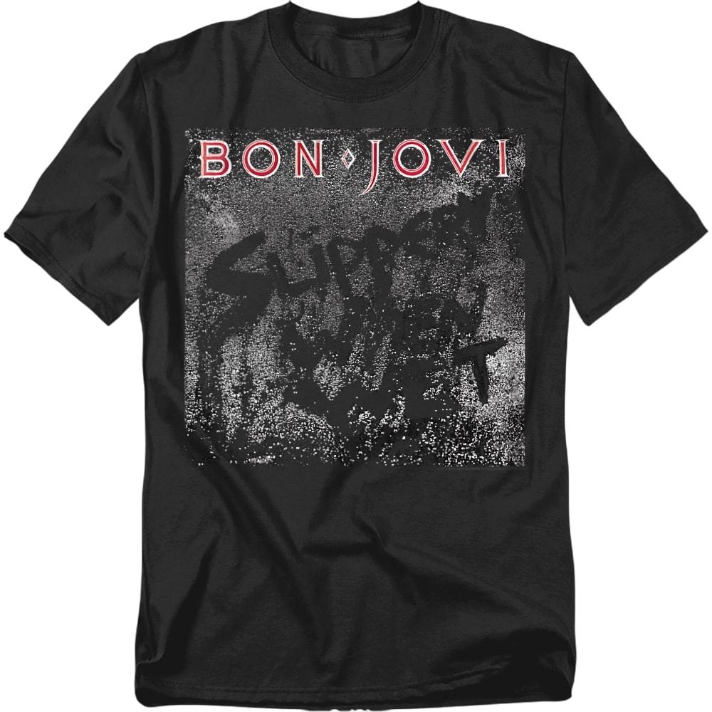 Slippery When Wet Cover Bon Jovi T-Shirt