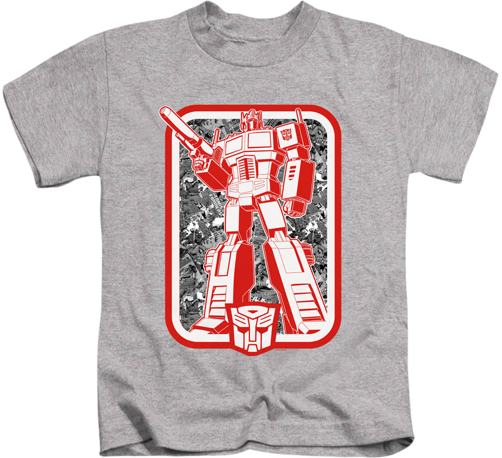Youth Autobots Leader Optimus Prime Transformers Shirt