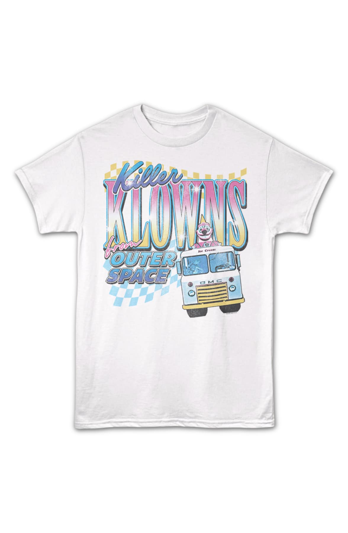 Front & Back Ice Cream Truck Killer Klowns From Outer Space T-Shirt