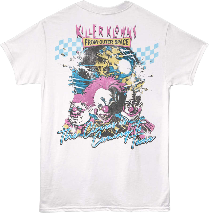 Front & Back Ice Cream Truck Killer Klowns From Outer Space T-Shirt