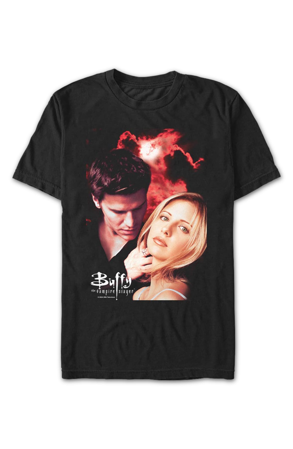 Angel And Buffy The Vampire Slayer T-Shirt Angel And Buffy The Vampire Slayer T-Shirt