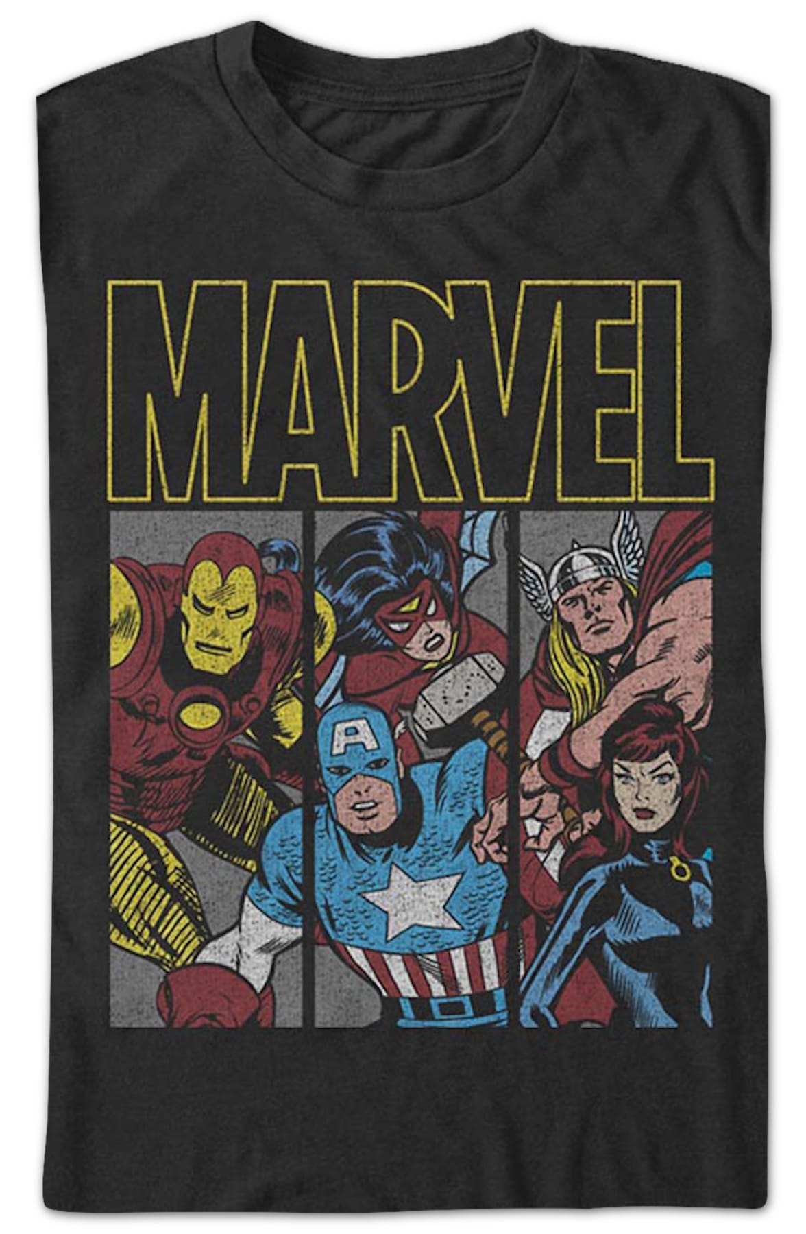 Avengers Panels Marvel Comics T-Shirt