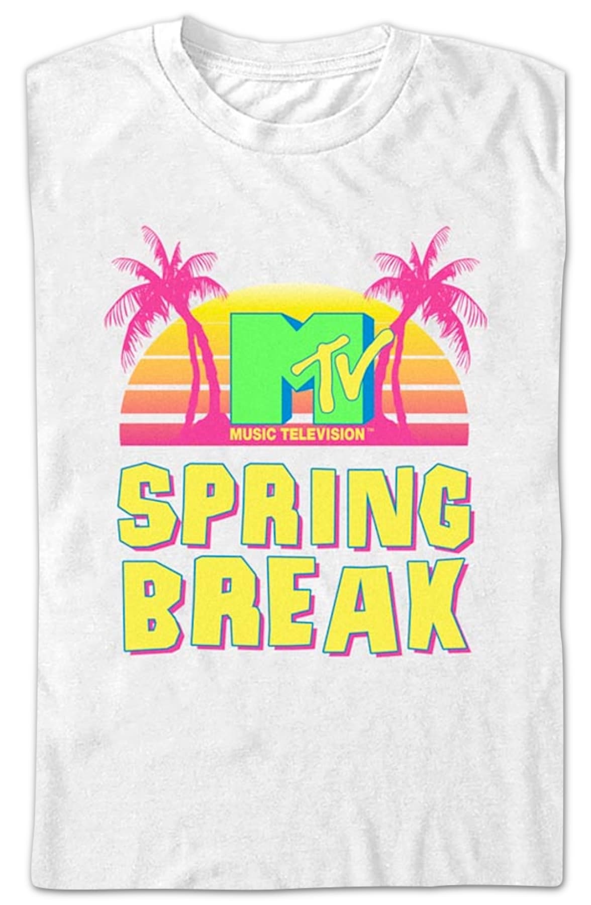 Retro Spring Break MTV Shirt