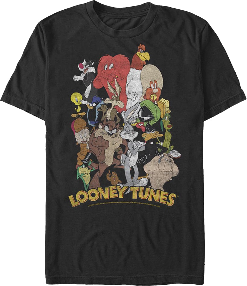 Character Collage Looney Tunes T-Shirt