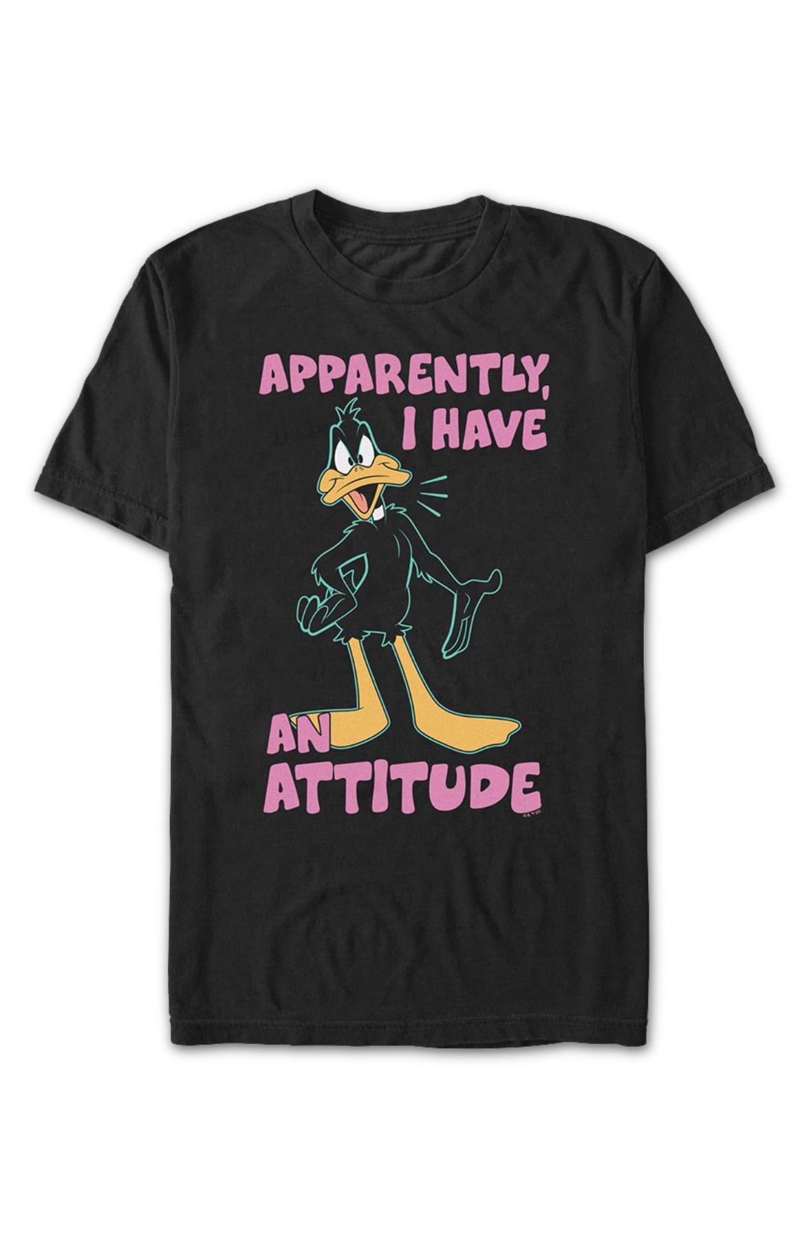 Daffy Duck Apparently I Have An Attitude Looney Tunes T-Shirt Daffy Duck Apparently I Have An Attitude Looney Tunes T-Shirt