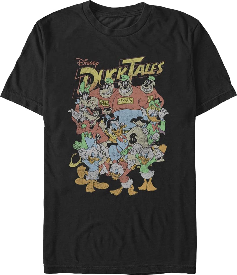 Distressed Cast Picture DuckTales T-Shirt