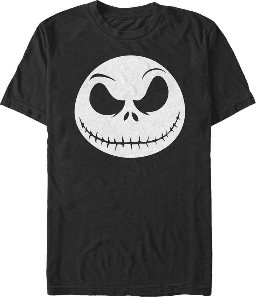 Jack Skellington Head Shot Nightmare Before Christmas T-Shirt