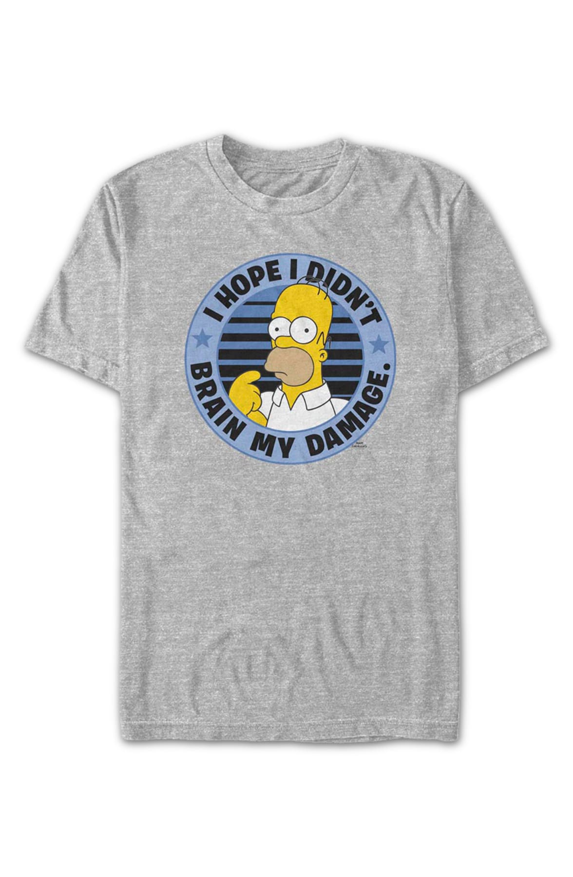 I Hope I Didn't Brain My Damage Simpsons T-Shirt I Hope I Didn't Brain My Damage Simpsons T-Shirt