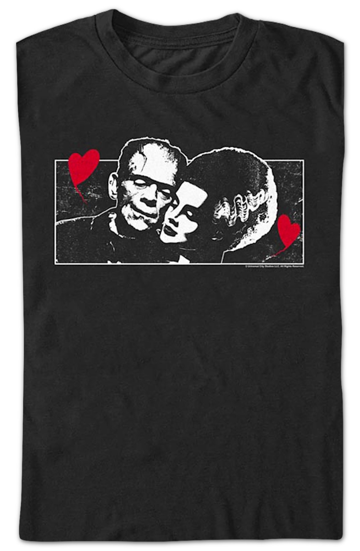 Monsters In Love Bride Of Frankenstein T-Shirt
