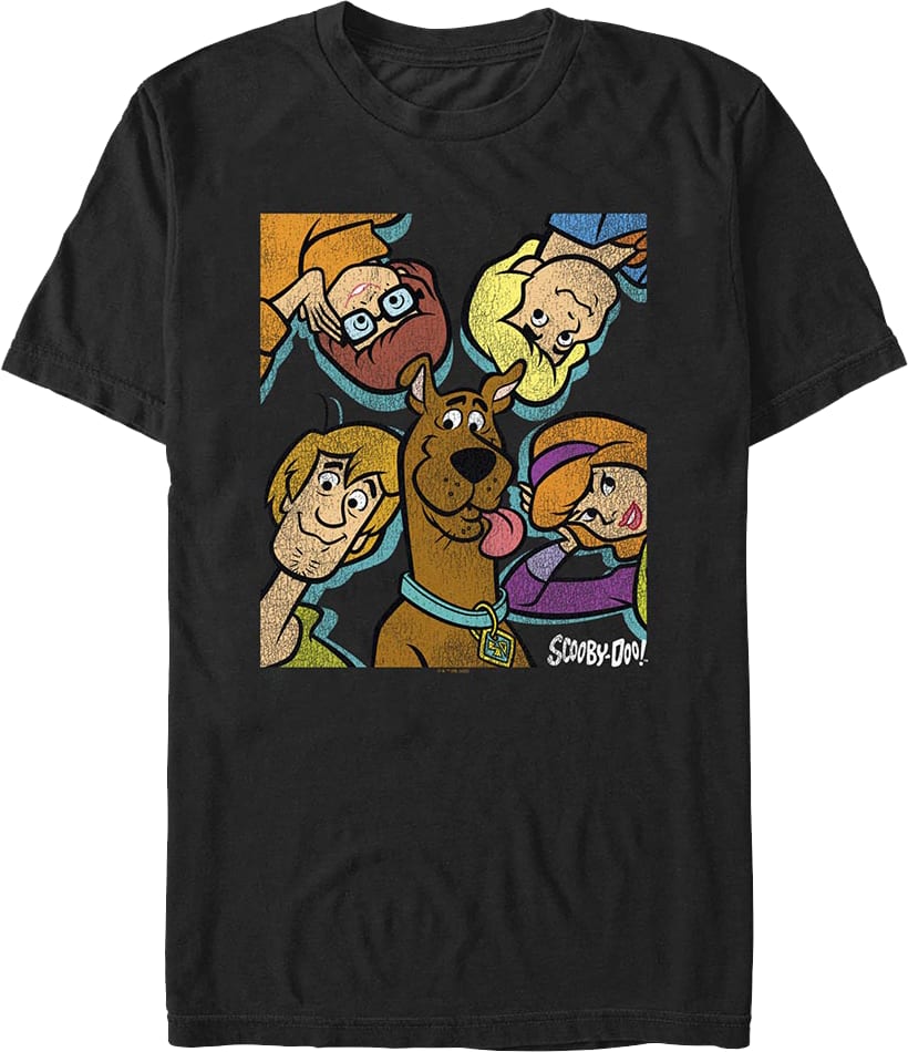 Mystery Inc. Heads Scooby-Doo T-Shirt