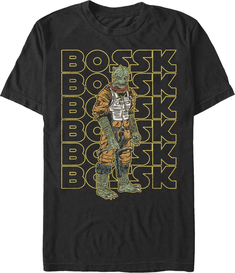 Retro Bossk Star Wars T-Shirt