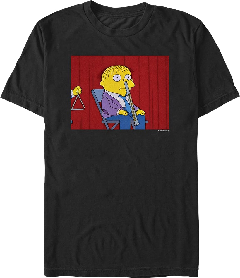 Ralph With A Flute Up His Nose Simpsons T-Shirt