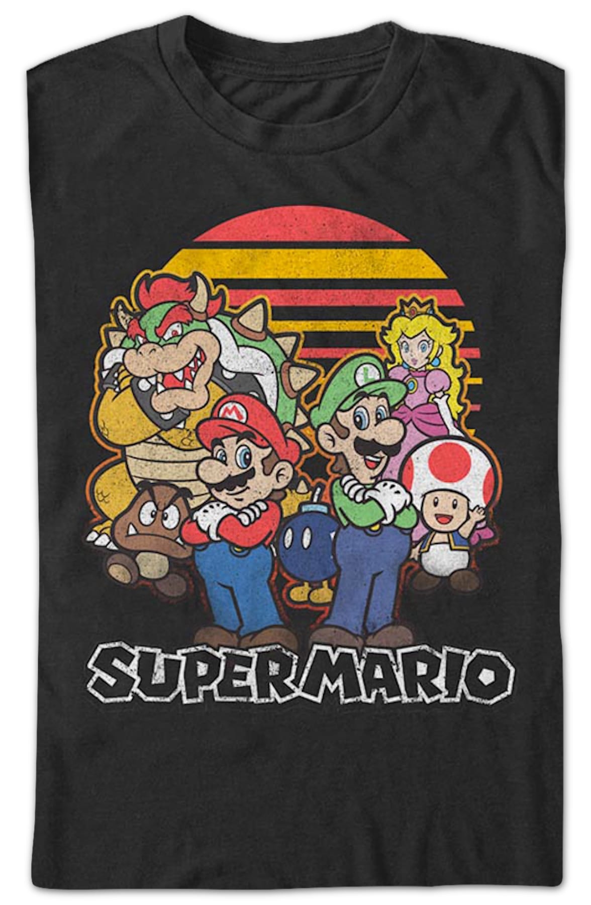 Retro Sunset Super Mario Bros. T-Shirt Retro Sunset Super Mario Bros. T-Shirt