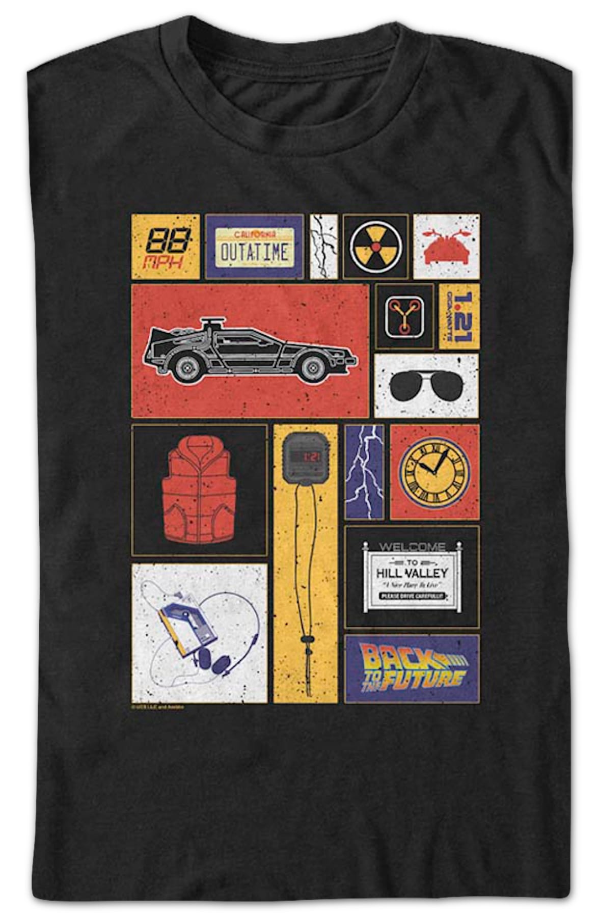 Vintage Icons Back To The Future T-Shirt Vintage Icons Back To The Future T-Shirt