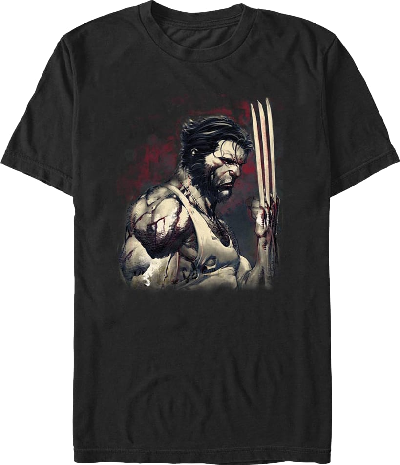 Wolverine Blood And Steel Marvel Comics T-Shirt